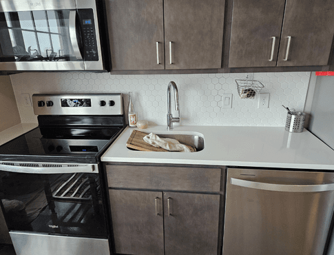 Sparkling clean kitchen